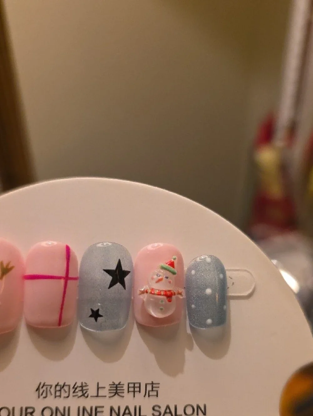 N/A christmas nail
